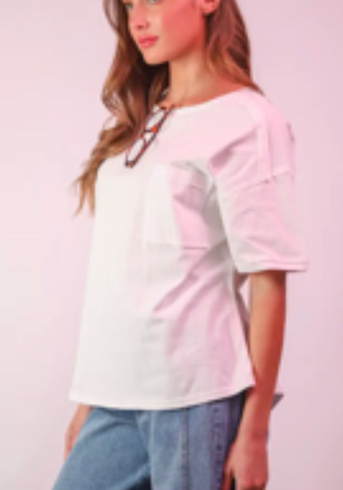 White Washed Tee