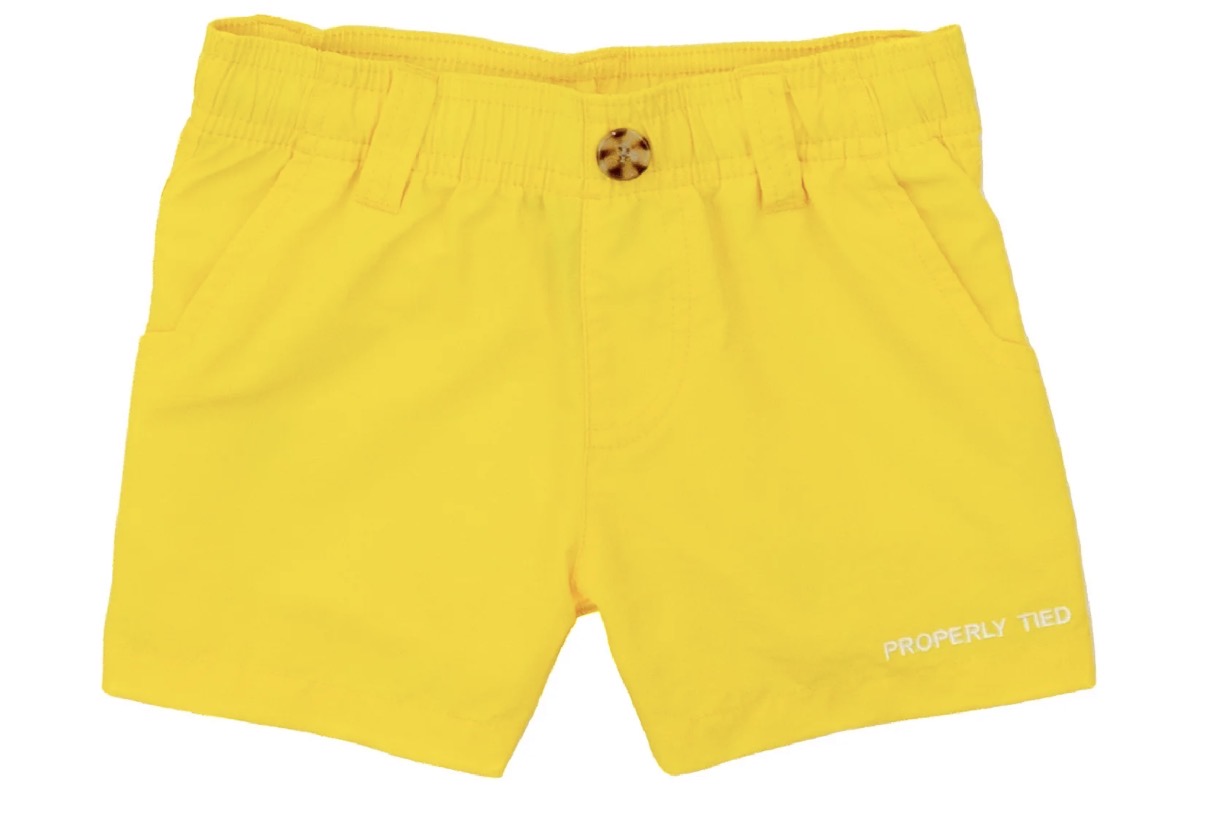 Boys Mallard Shorts Lemon