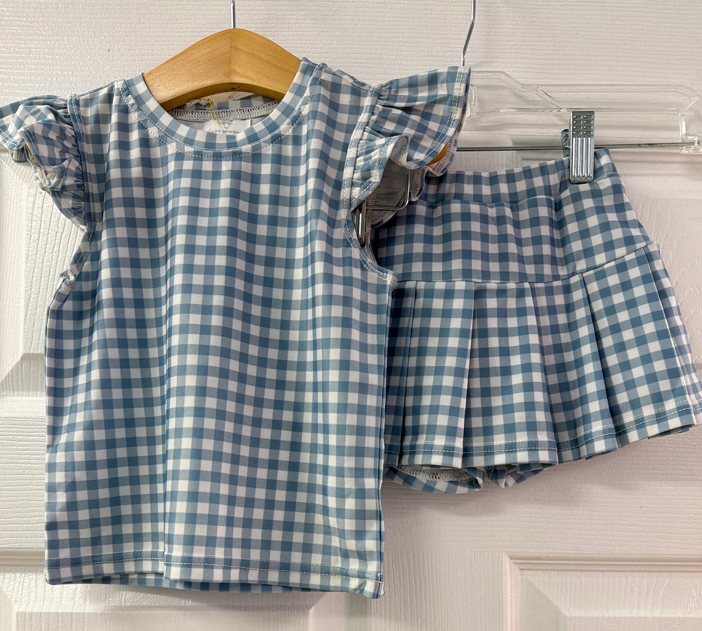 Blue Checkered Set