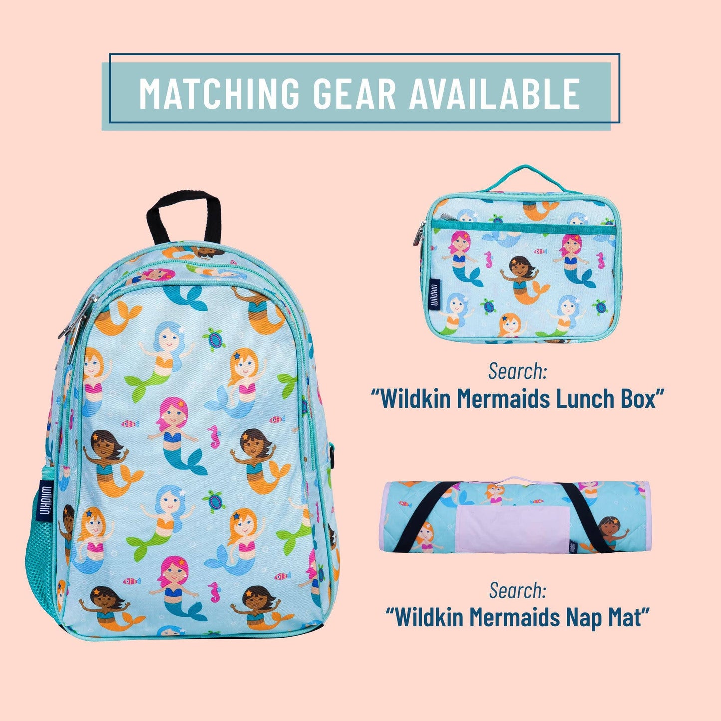 Mermaids Backpack - 15 Inch