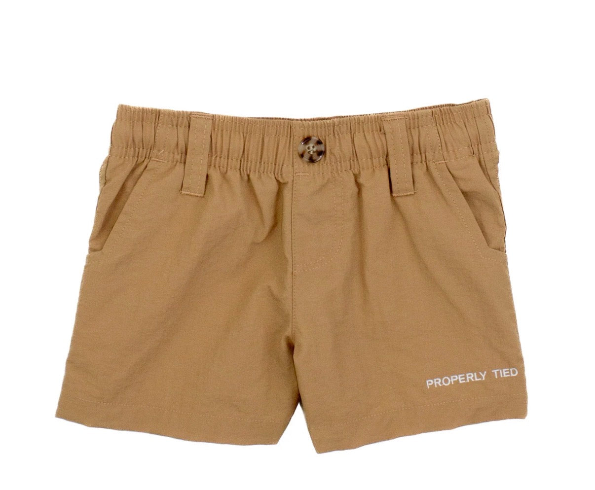 Boys Mallard Shorts Camel