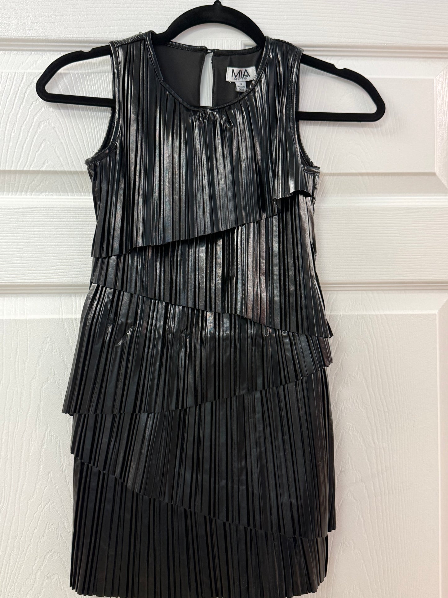 Black Pleated Dress