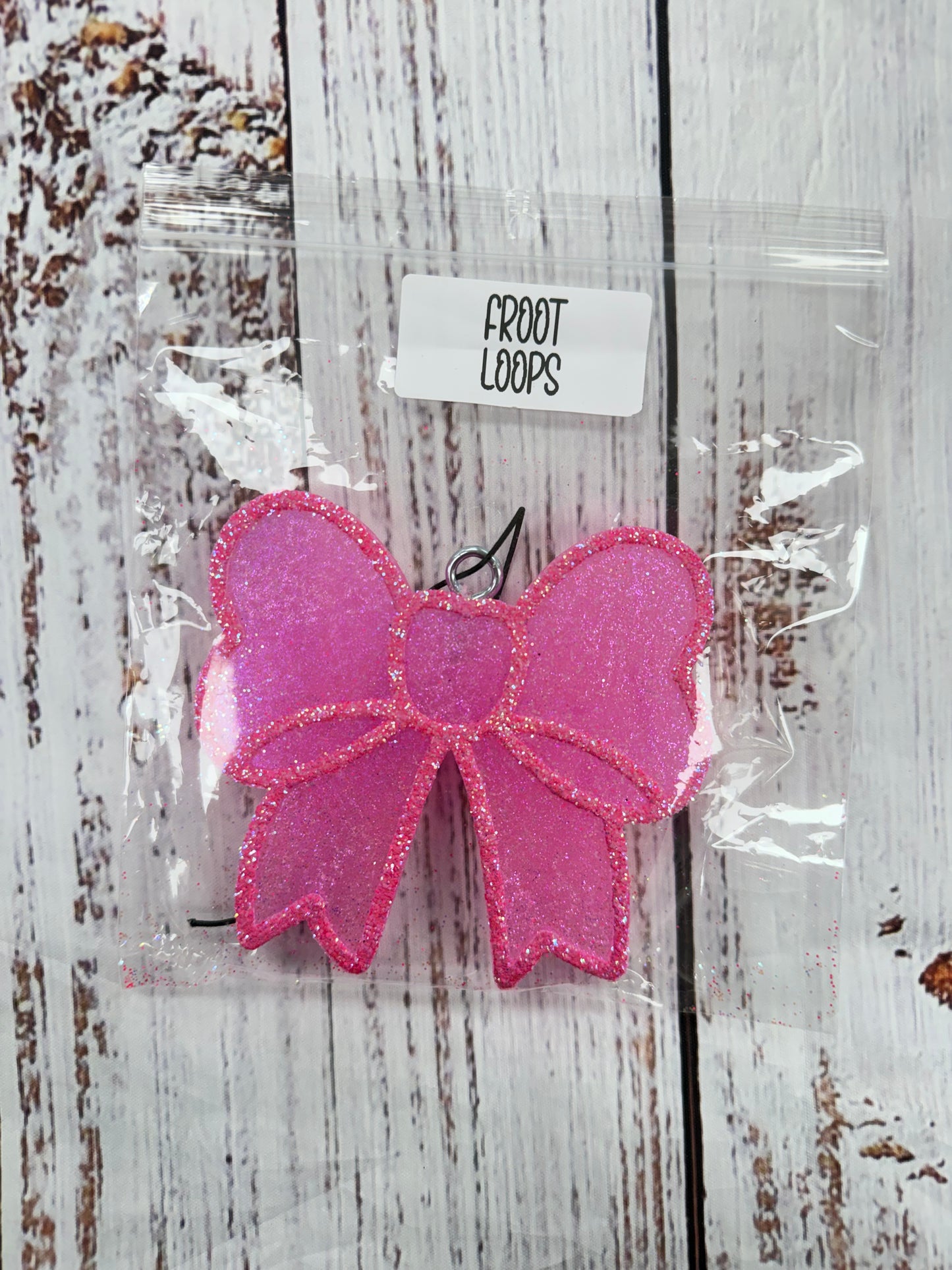 Hot Pink Bow Freshies
