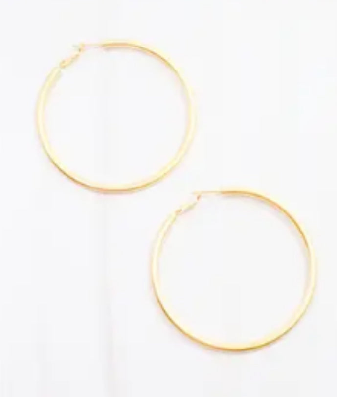 Gold Hoop Earrings