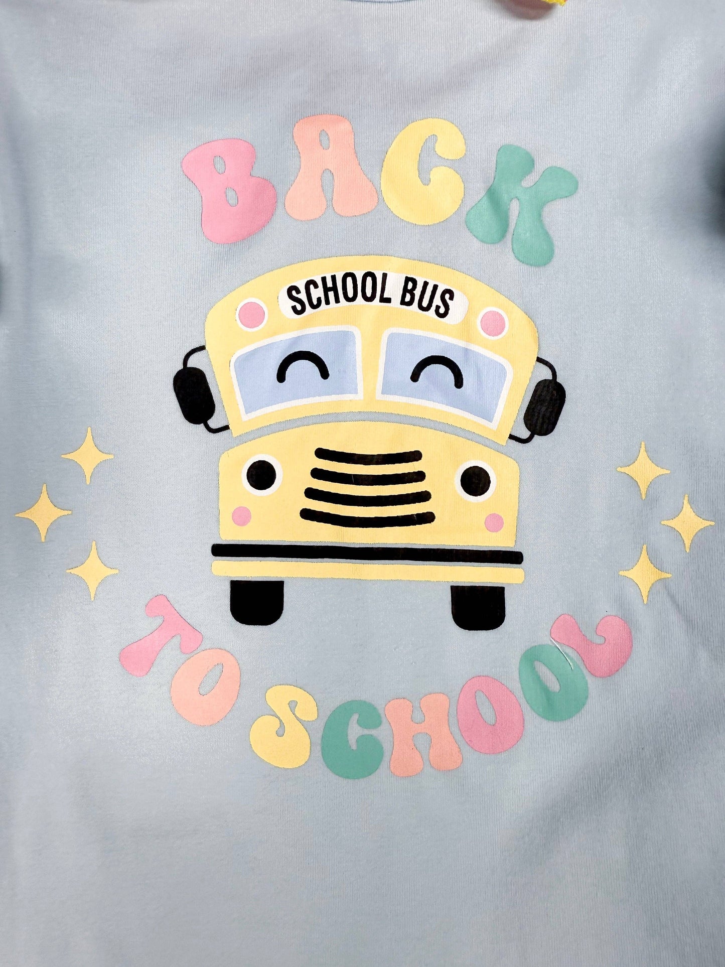Back to School Ruffled Shorts Set