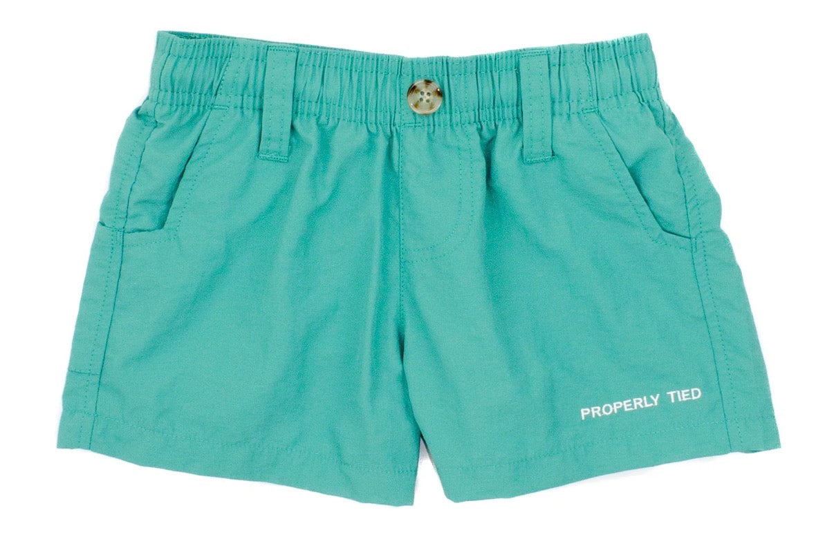 Boys Mallard Shorts Soft Green