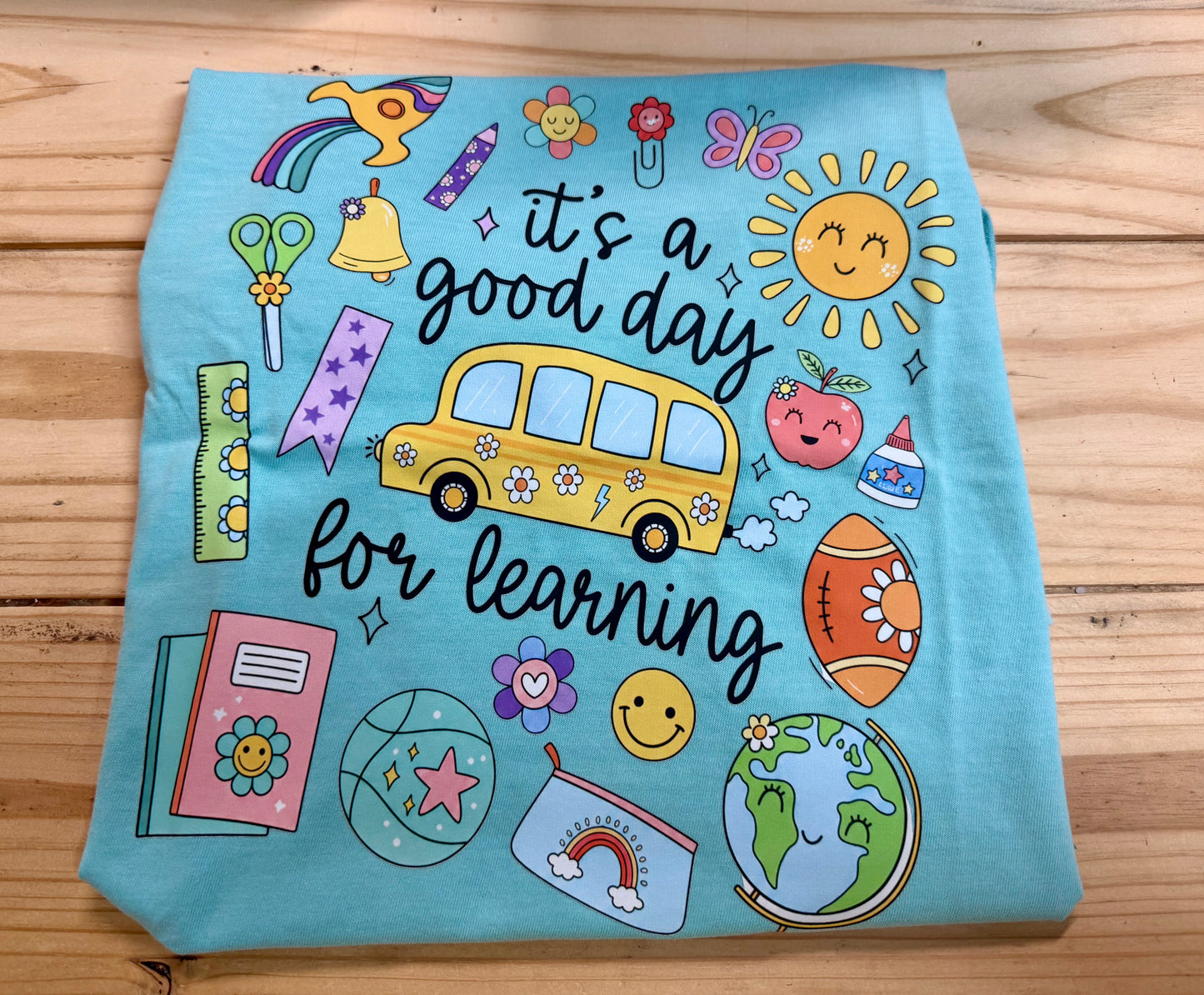 It’s a good day for learning bus tee