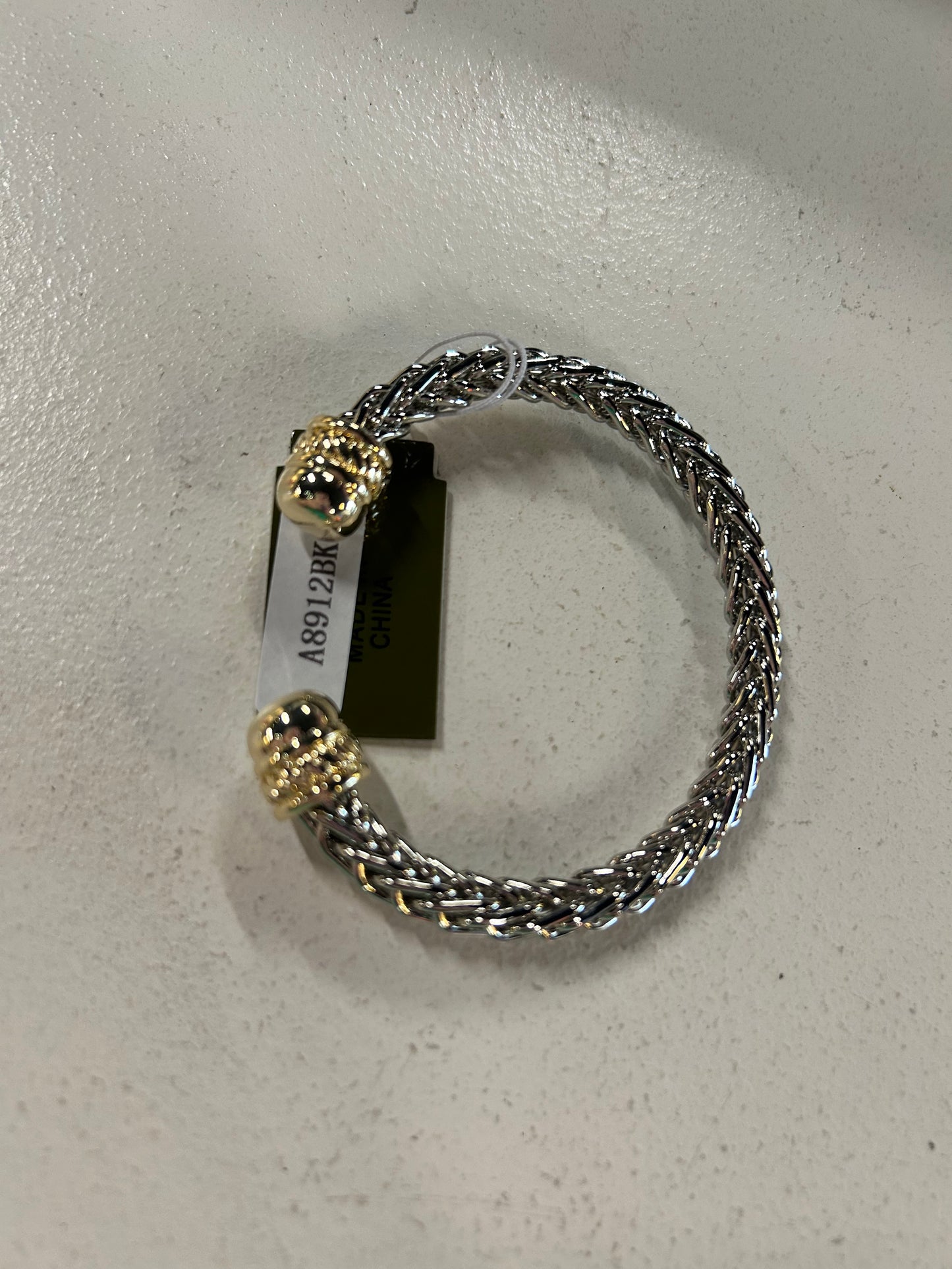 Silver & Gold Wrist Bracelet