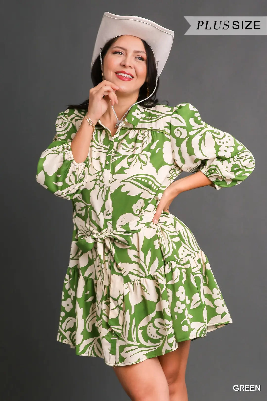 Fall Pattern Tie Dress