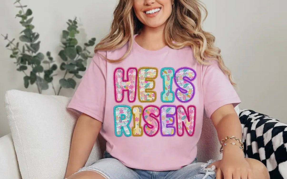 He Is Risen Tee
