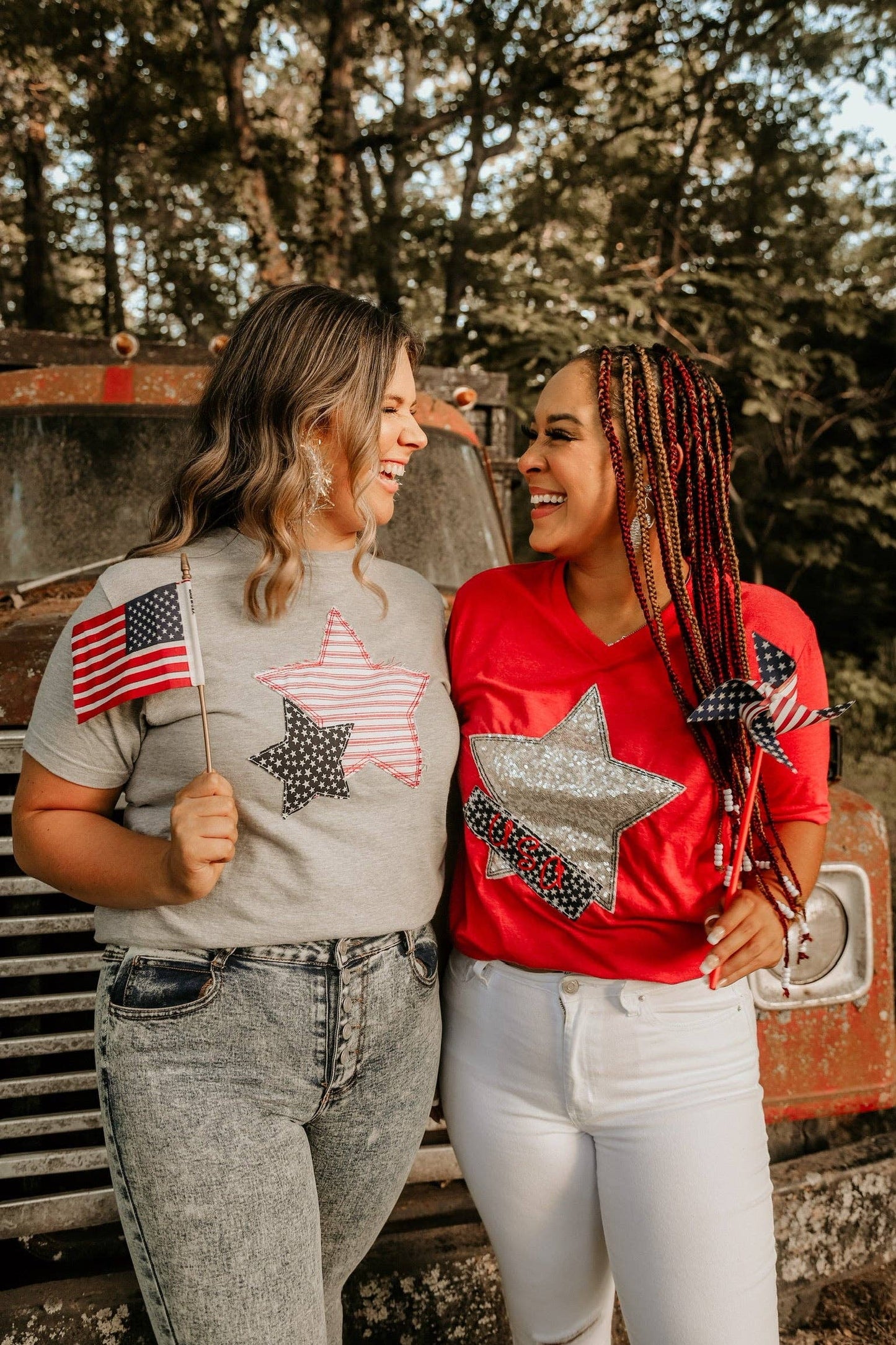 USA Shining Star | Handmade Tee