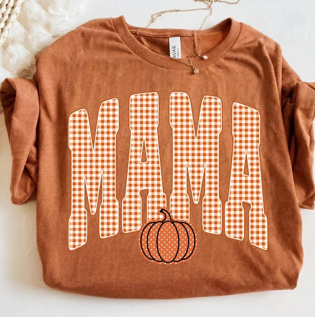 Retro Mama Pumpkin Tee