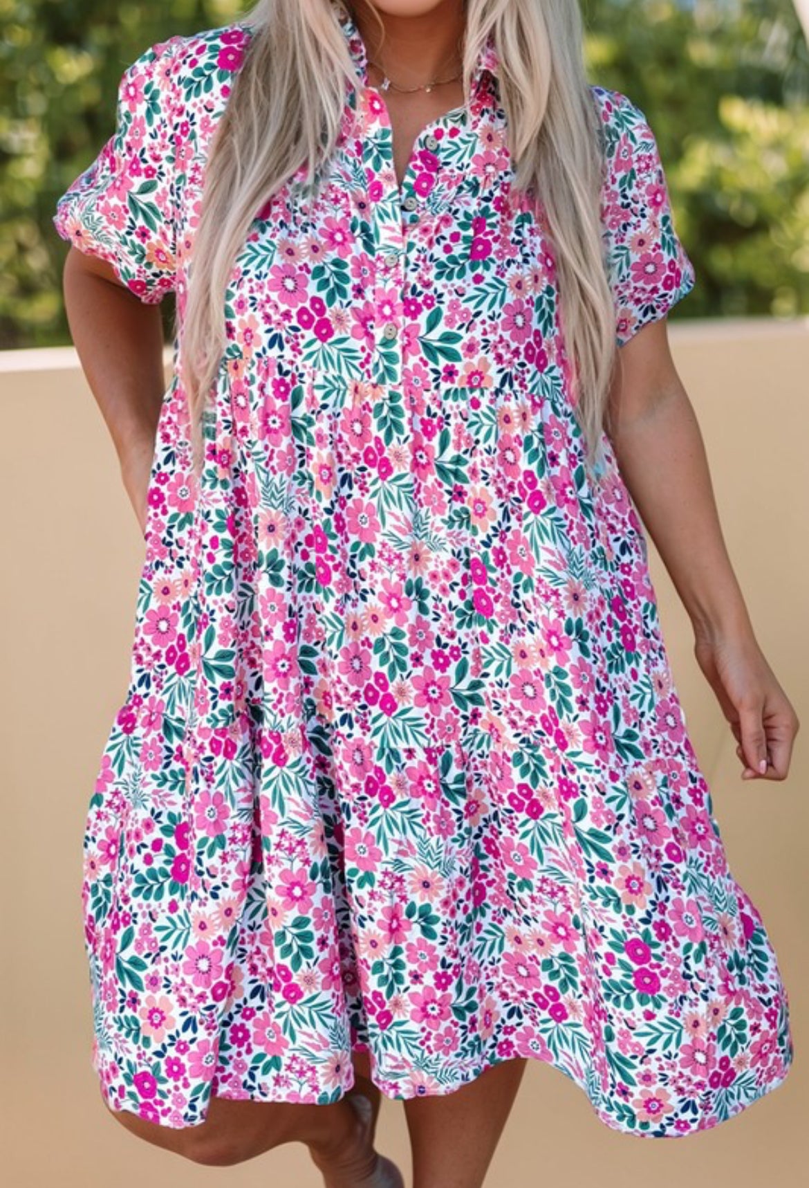 Colorful Floral Dress