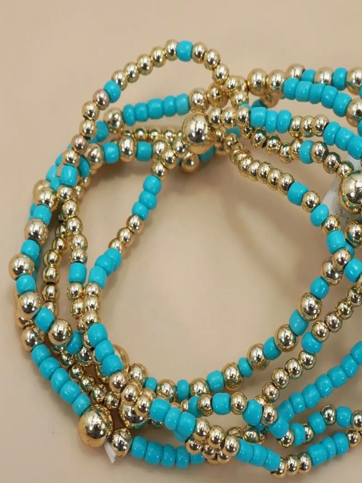 Chain Beaded Bracelet Set