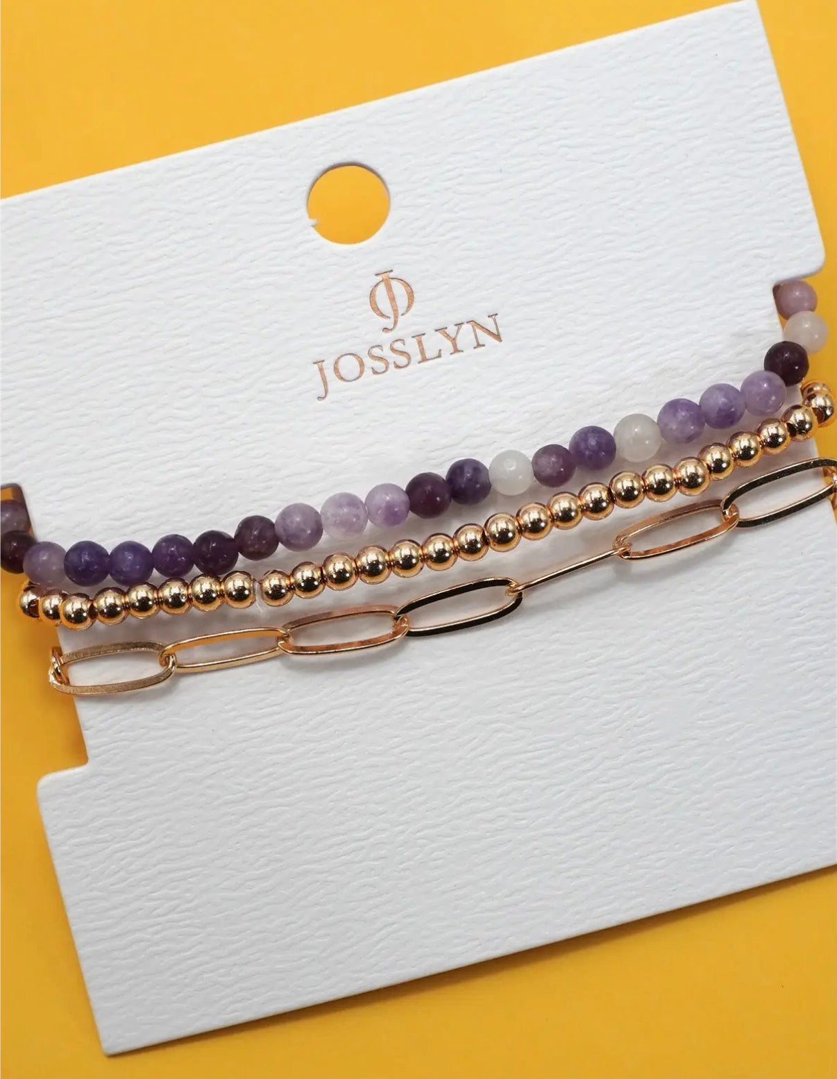 Purple Bracelet Set