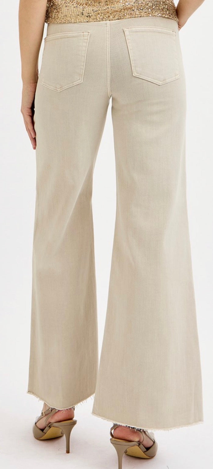 Almond Palazzo Jeans