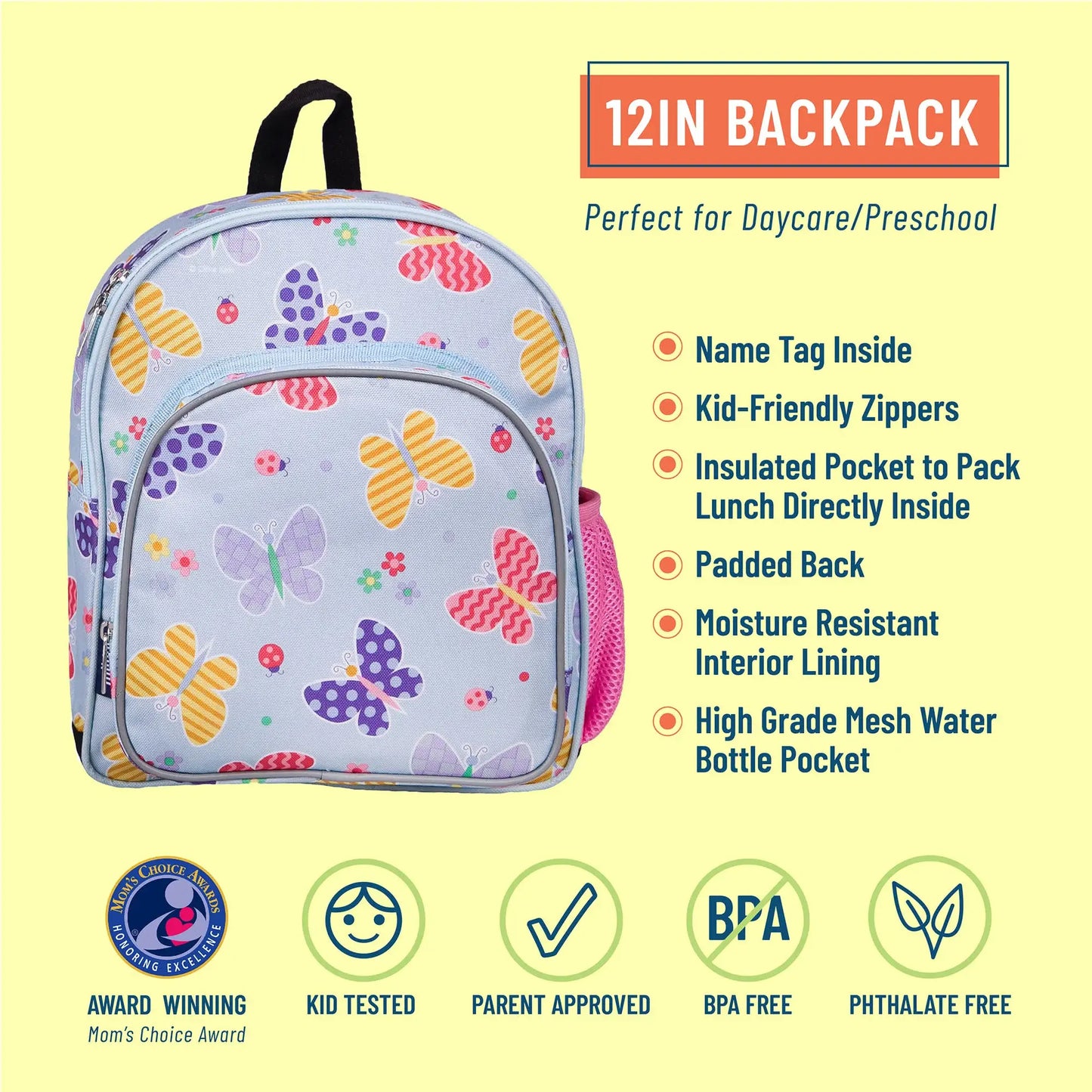Butterfly Garden Backpack - 12 Inch