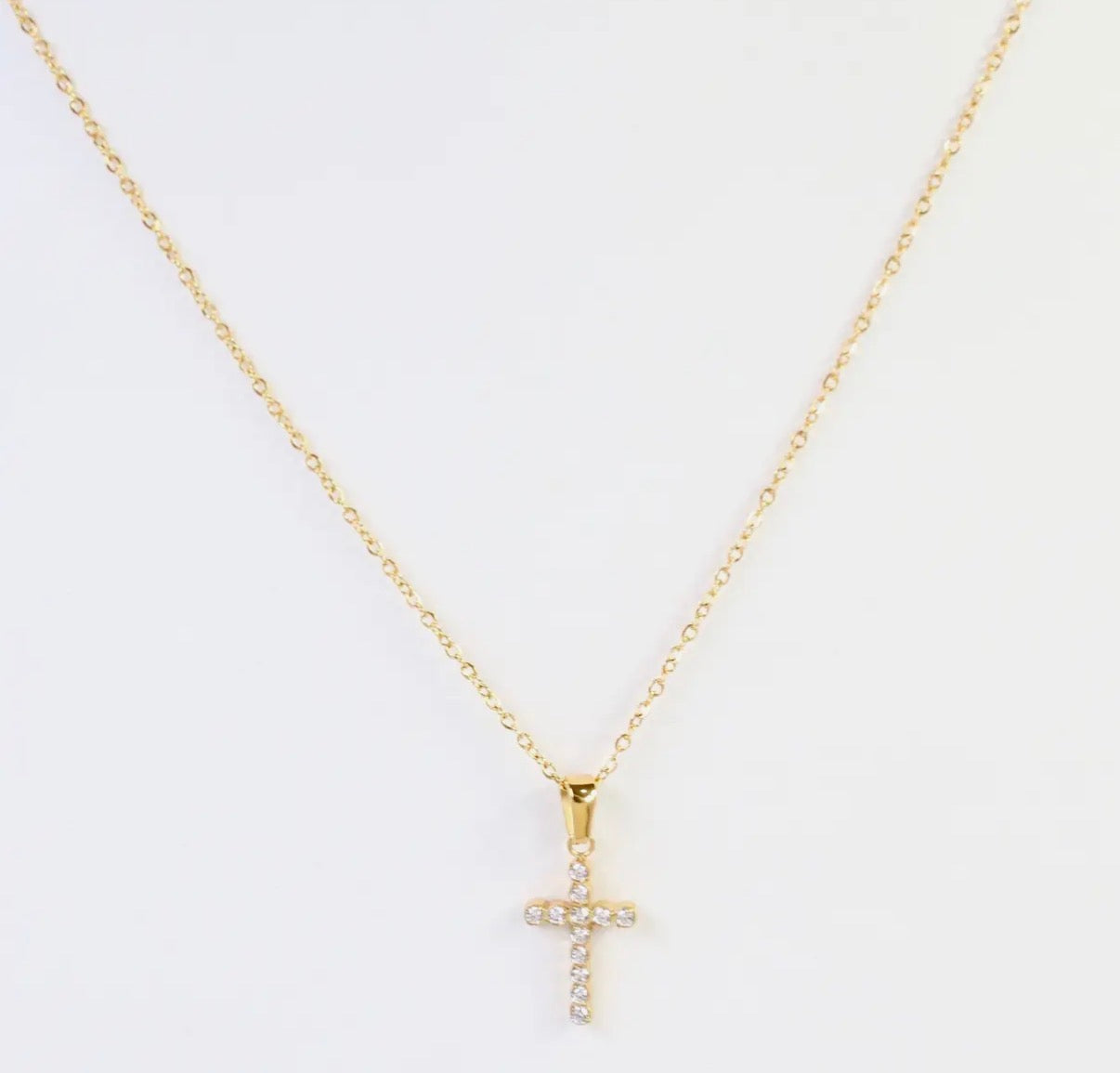 Gold Cross Necklace