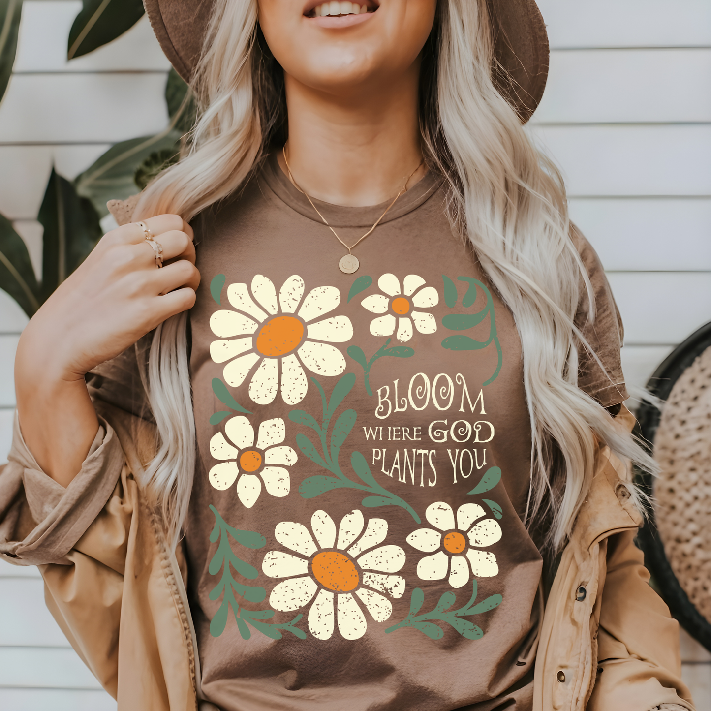 Bloom Where God Plants You Comfort Colors Christian T Shirt