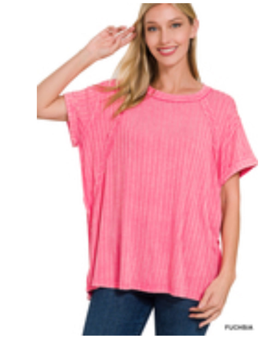 Round Neck Lined Top