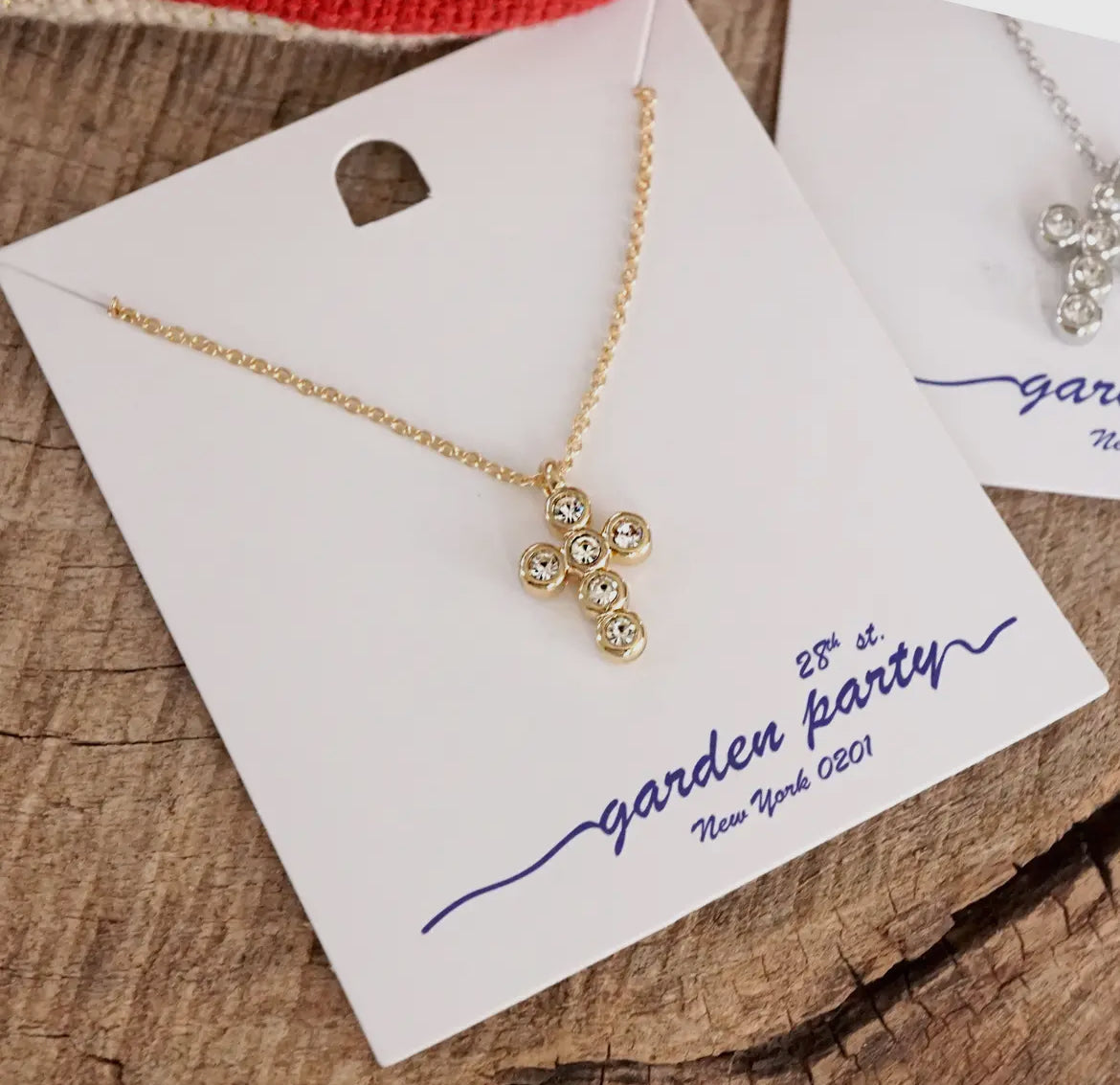 Cross Crystal Necklace