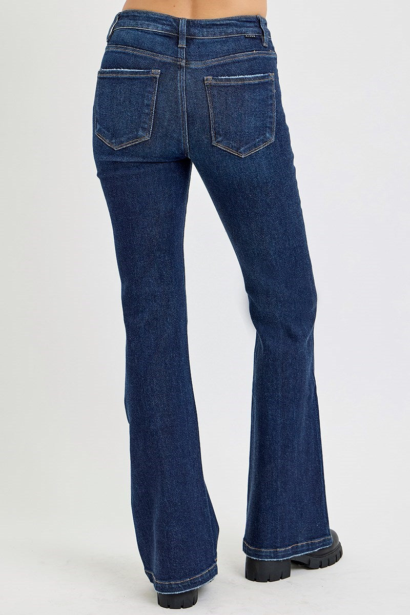 Tummy Control High Rise Flare Jeans