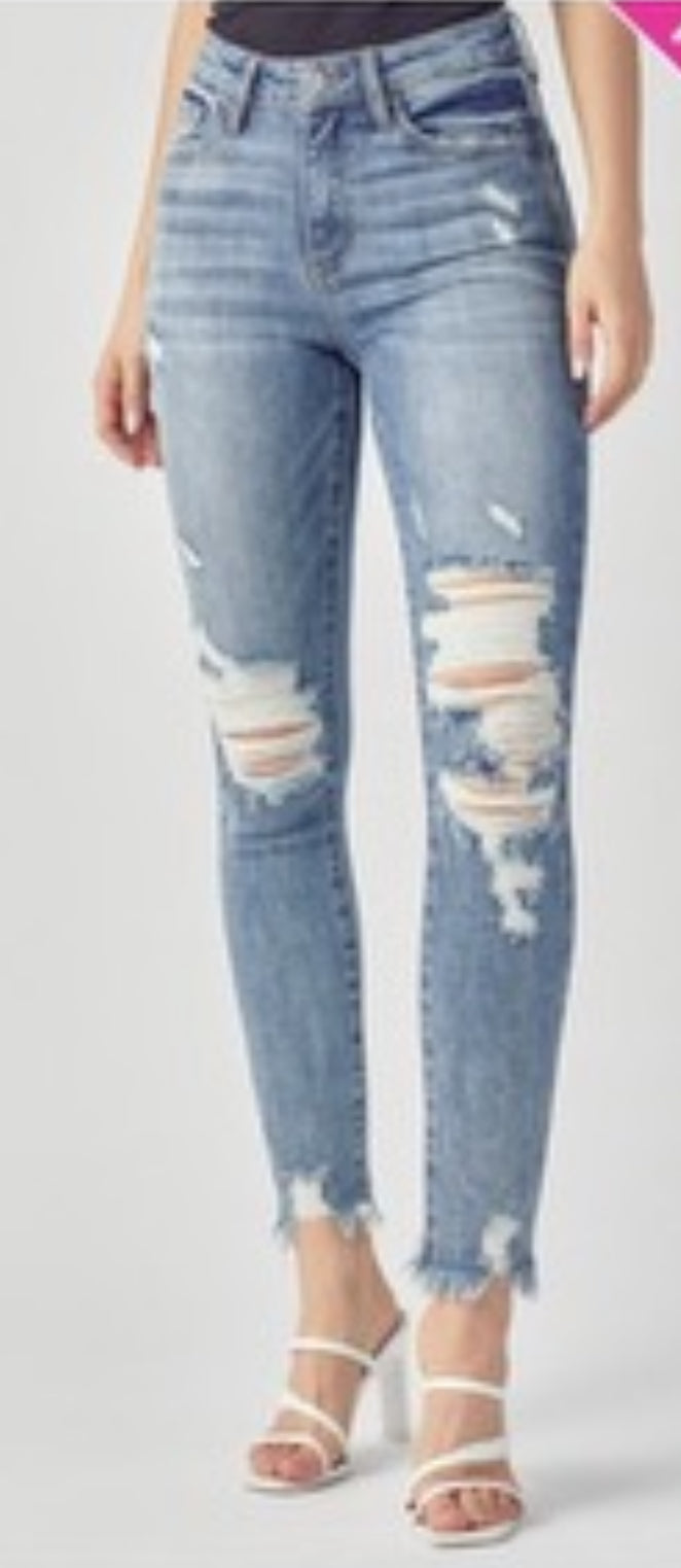 Distressed Skinny Jeans