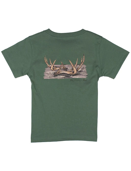 Boys Shed SS Fern Green Tee