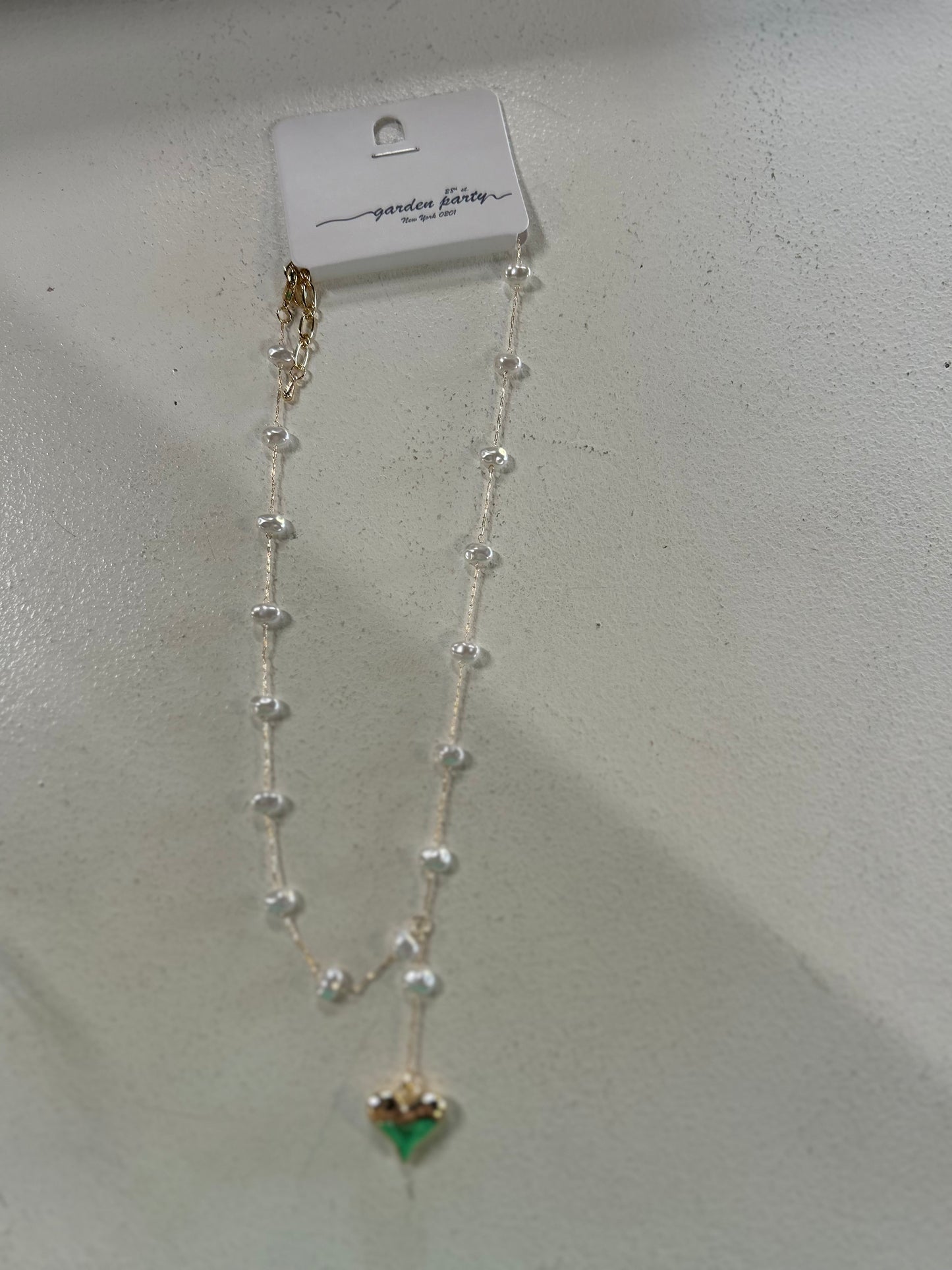 Pearl Heart Necklace