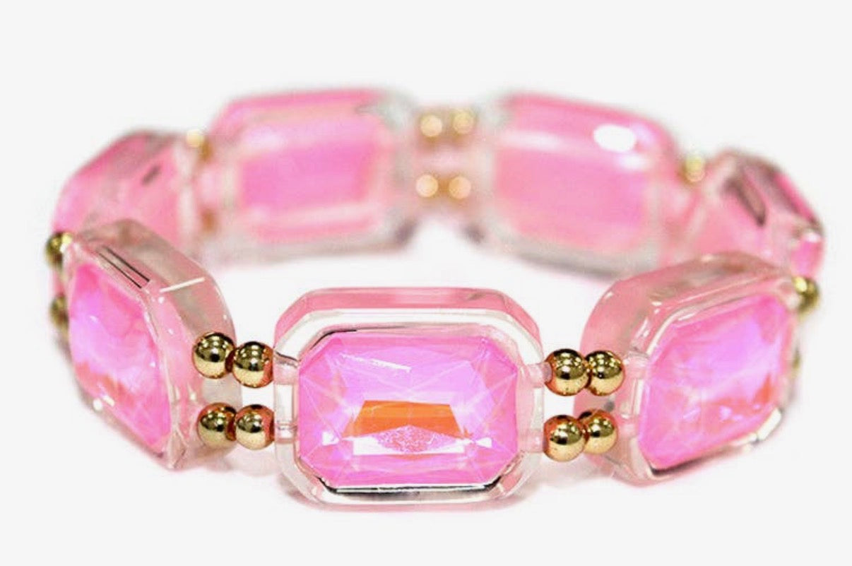 Pink Crystal Bracelet