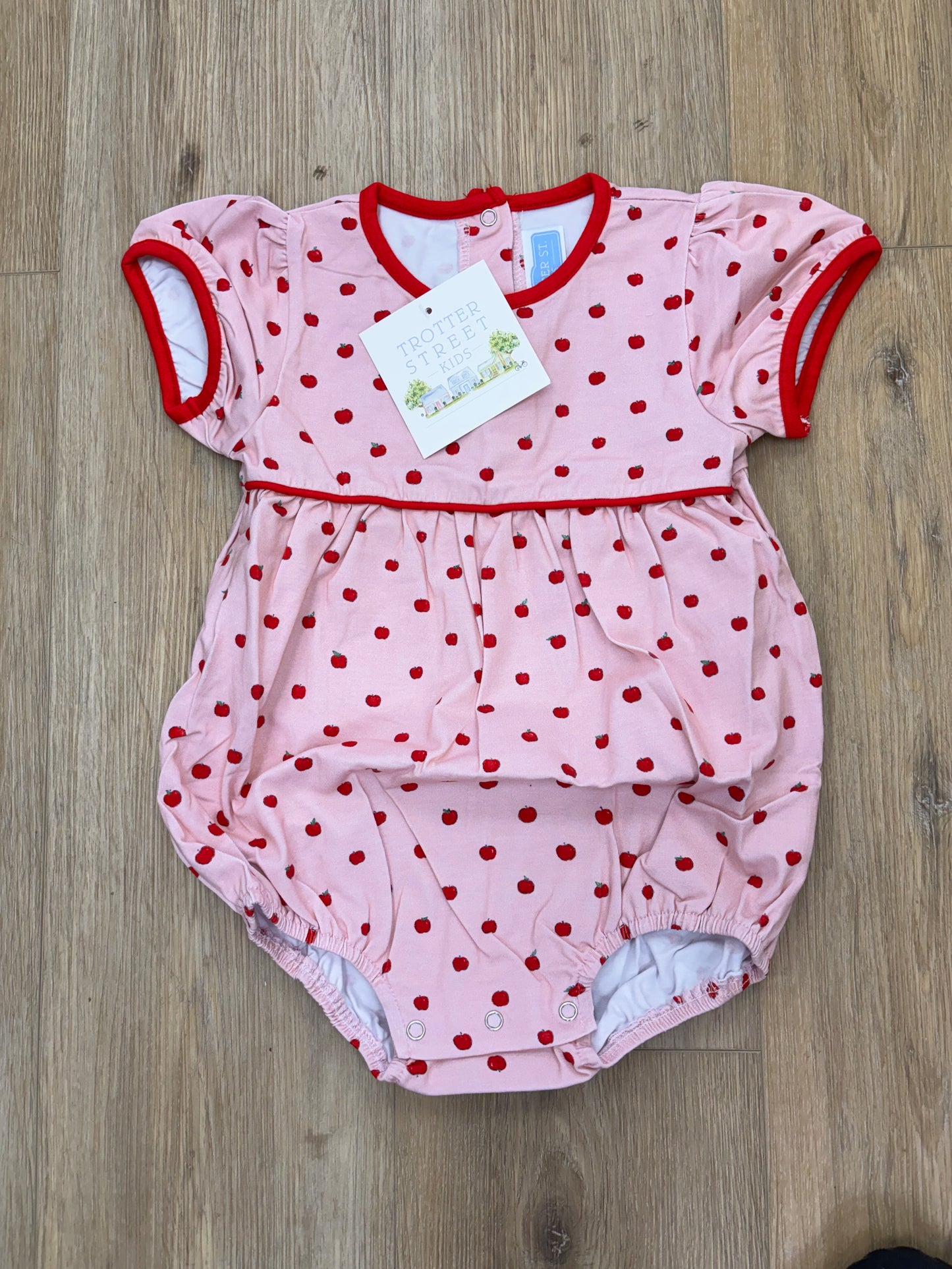 Apple Print Pink Bubble