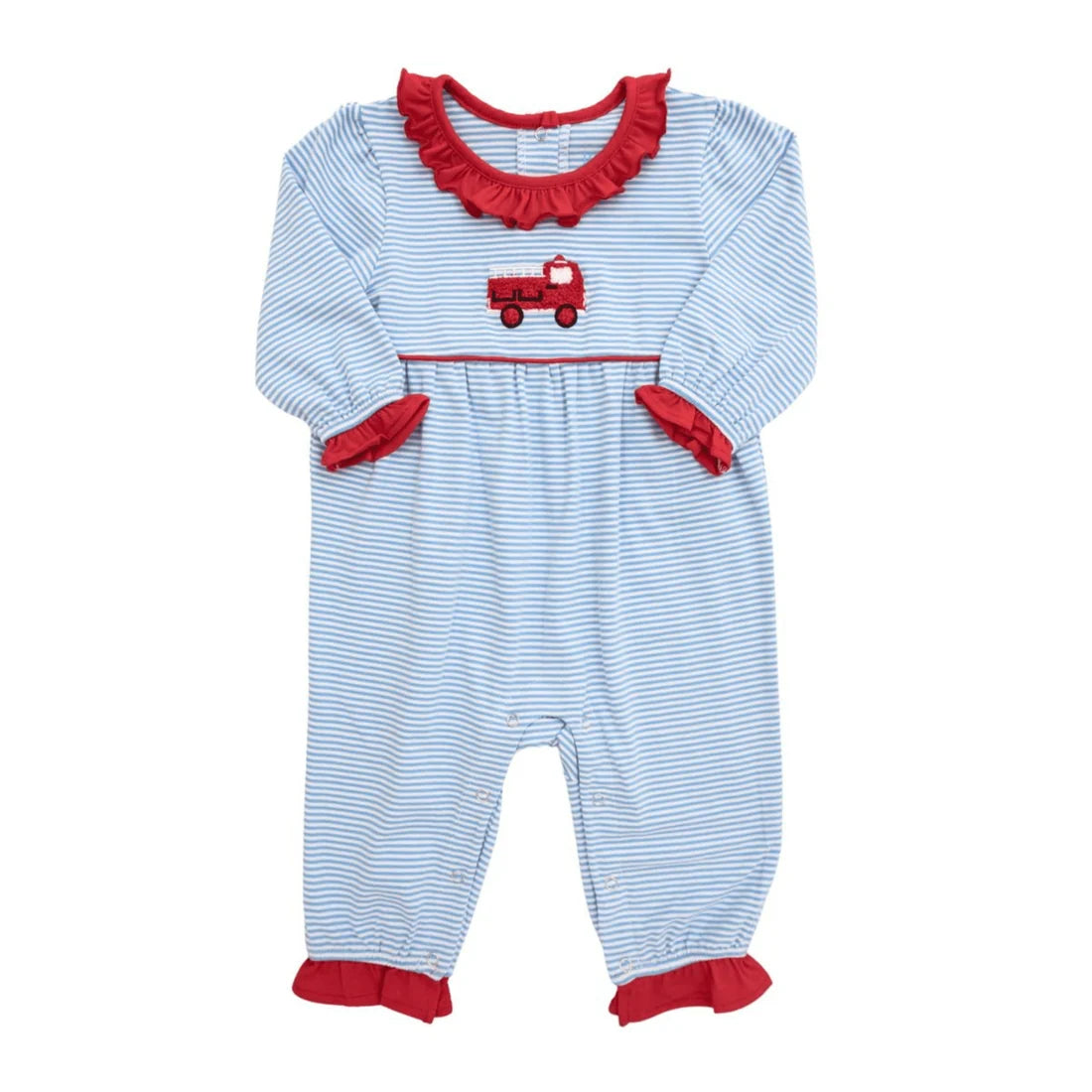 Fire Truck Ruffle Romper