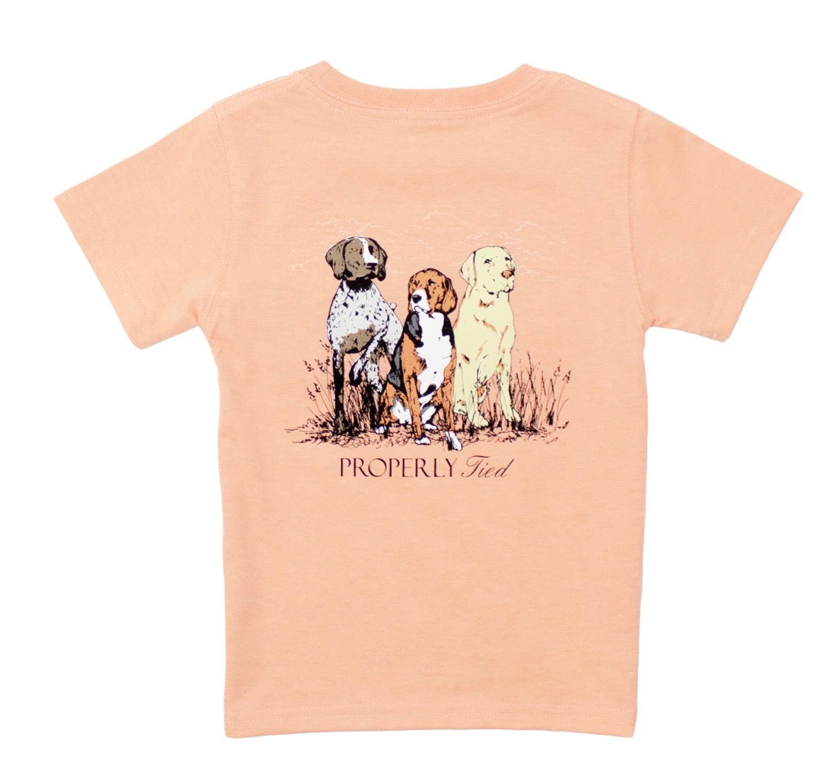 Boys Triple Dog Tee