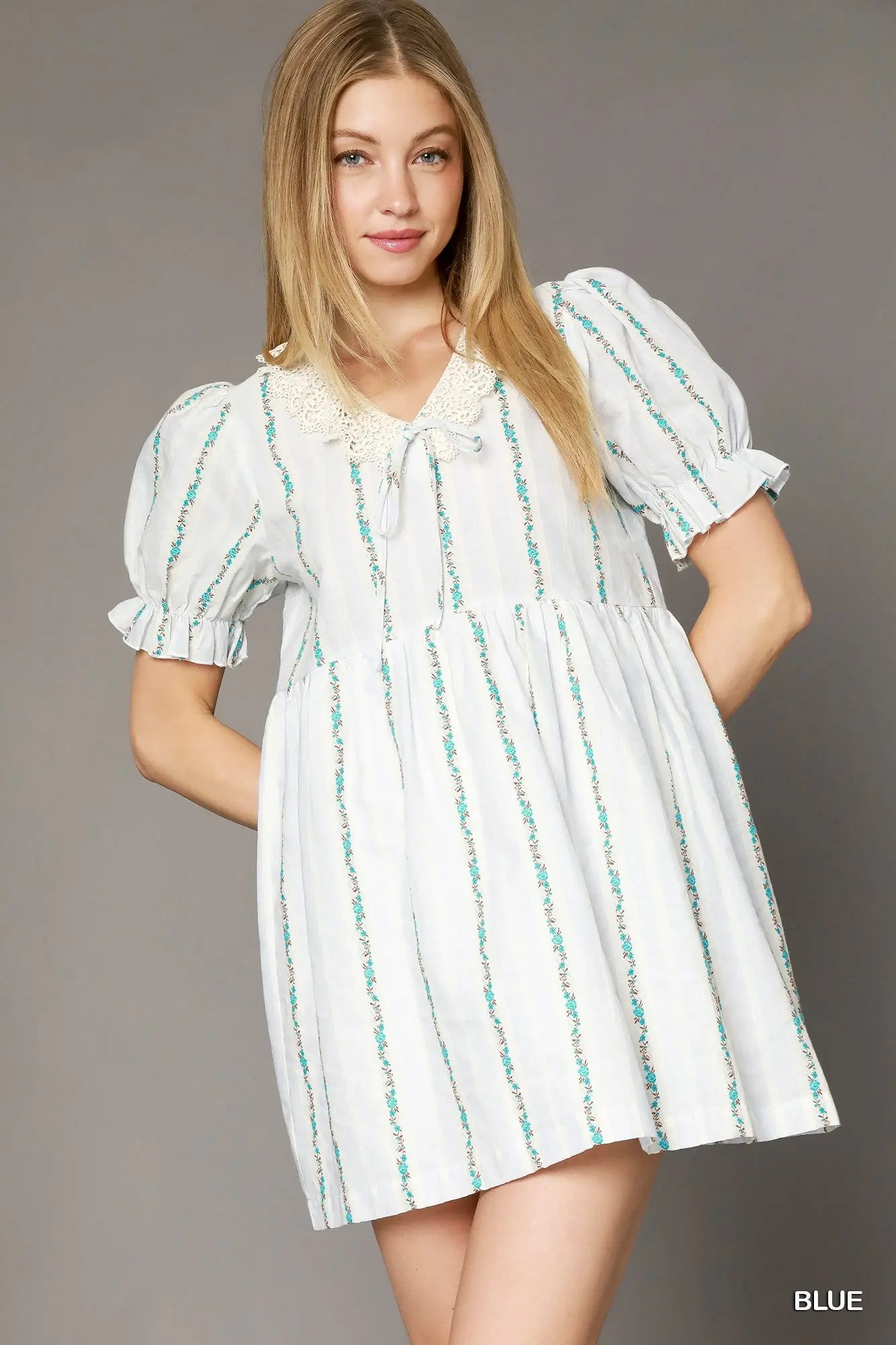 Blue Collar Babydoll Dress