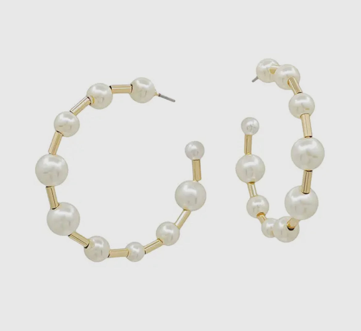 Pearl Hoops