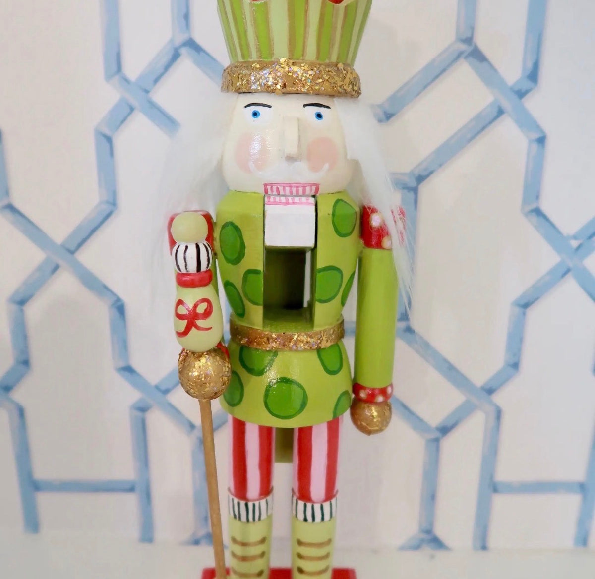 18” Peppermint Nutcracker