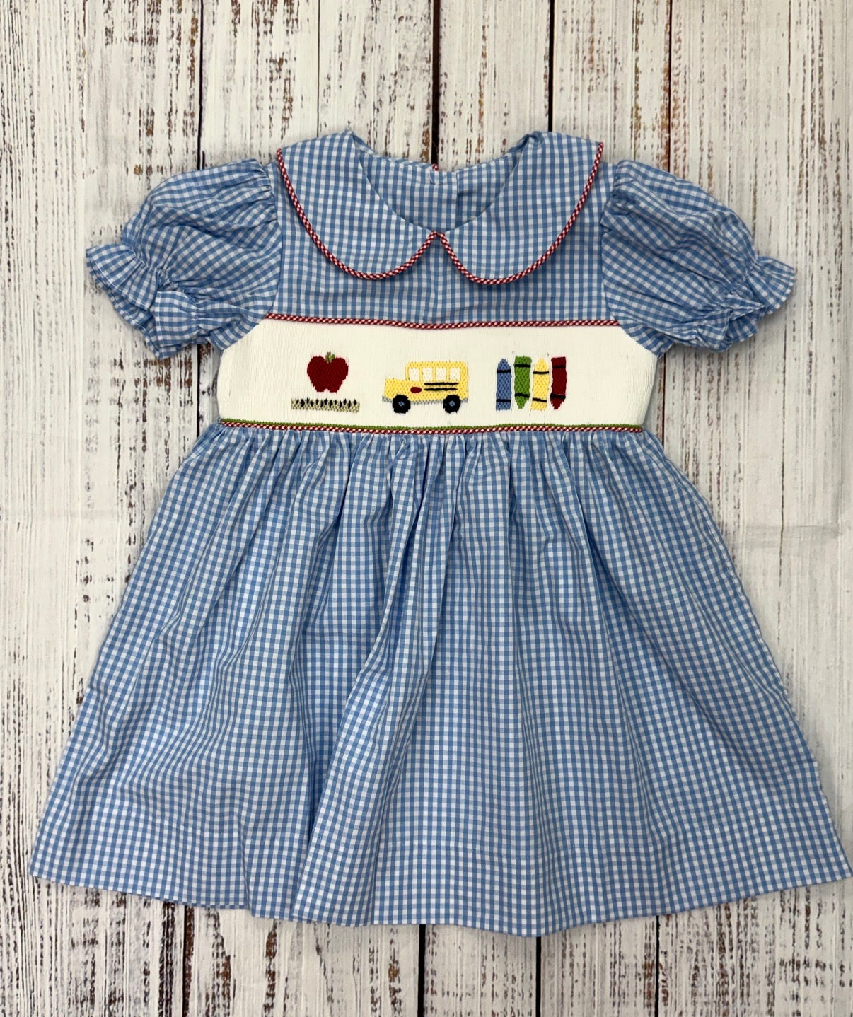 Wheels On The Bus Smocked Dress