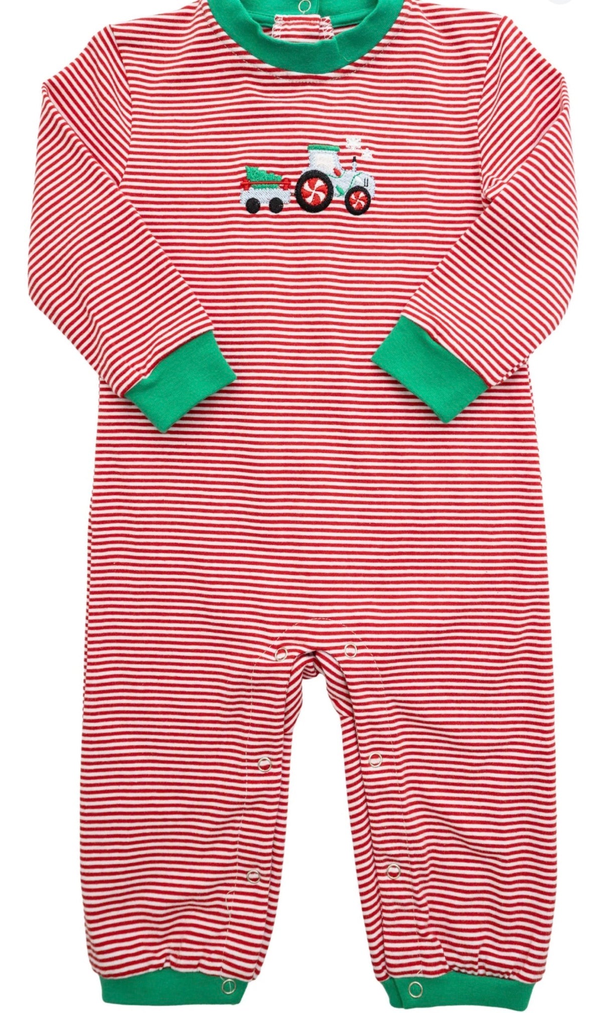 Christmas Tractor Romper