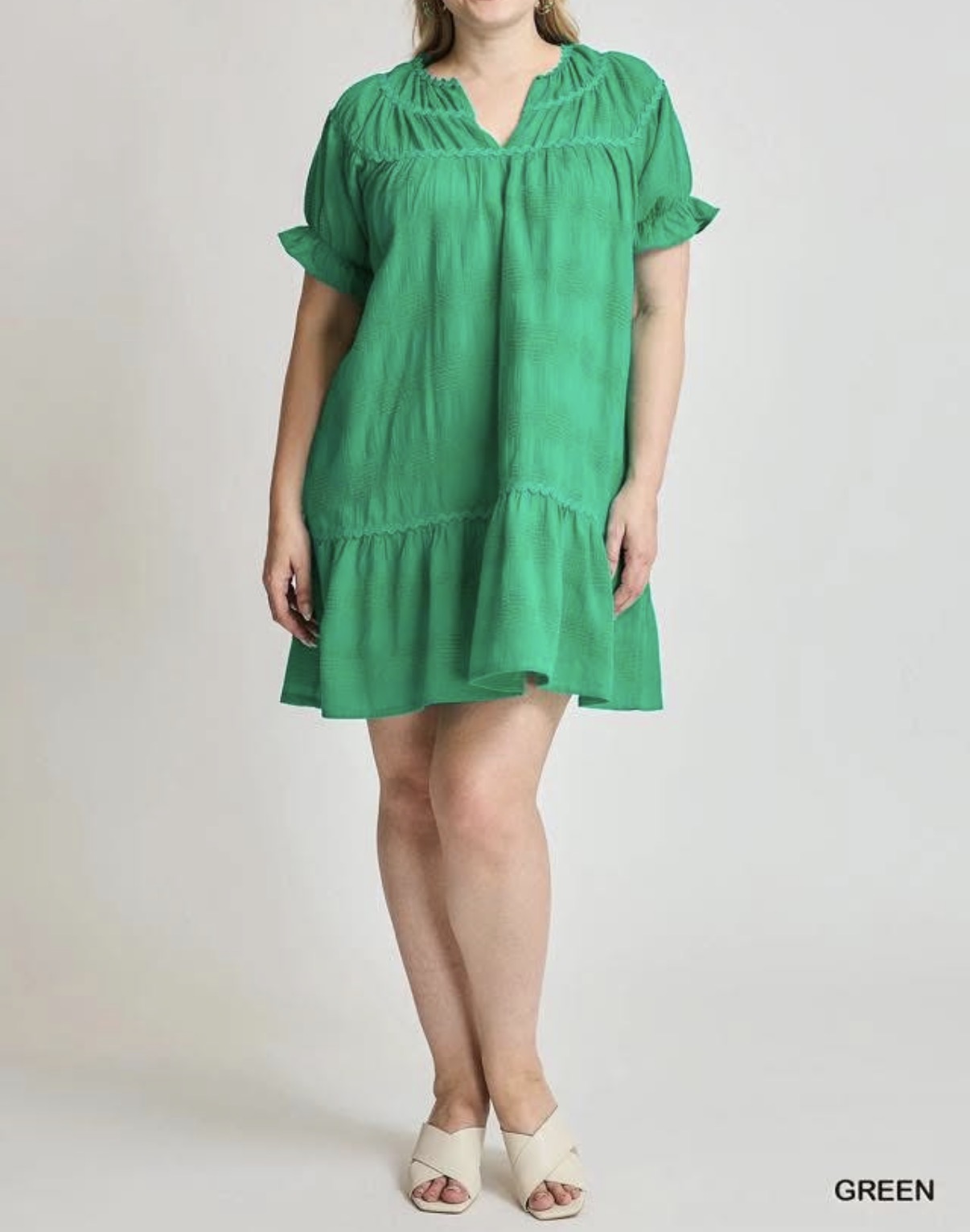 Green Ric Rac Dress