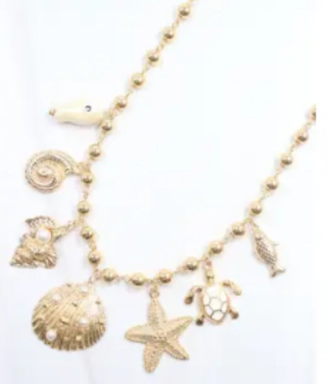 Beach Charm Necklace