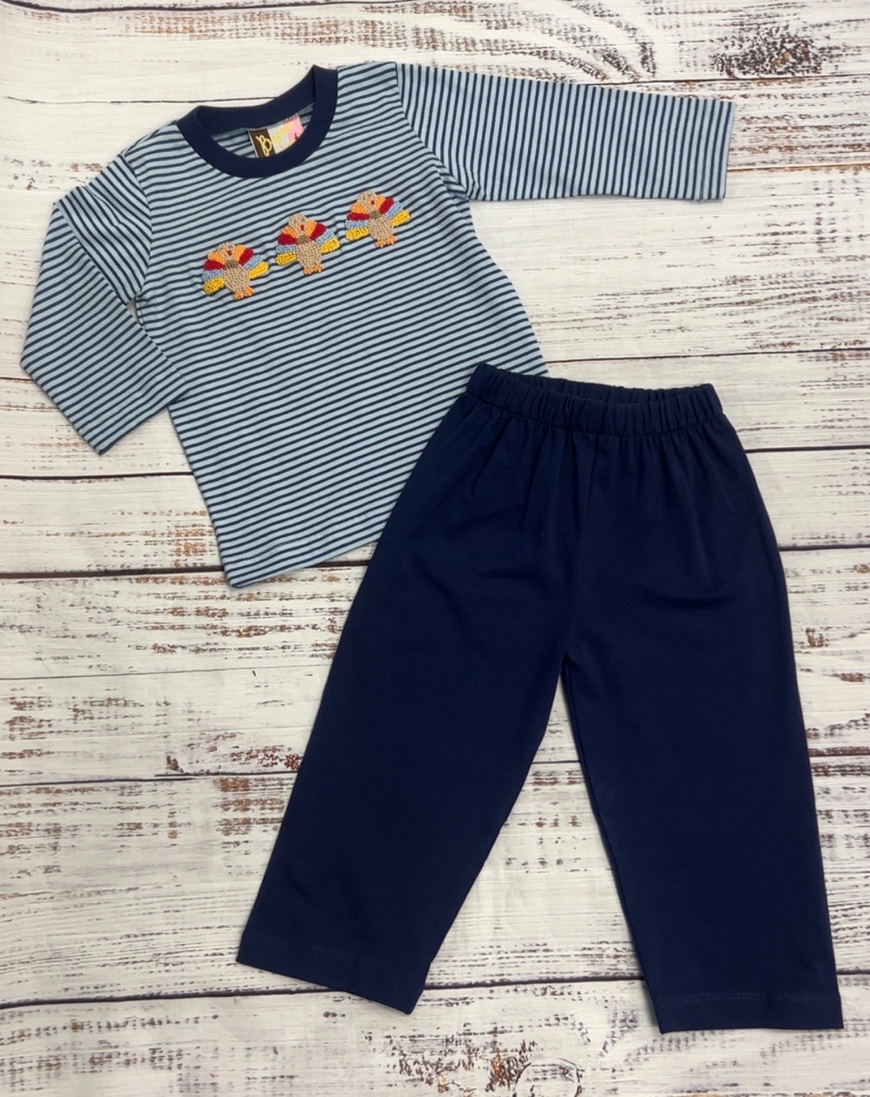 Turkey Trot Boys Pants Set