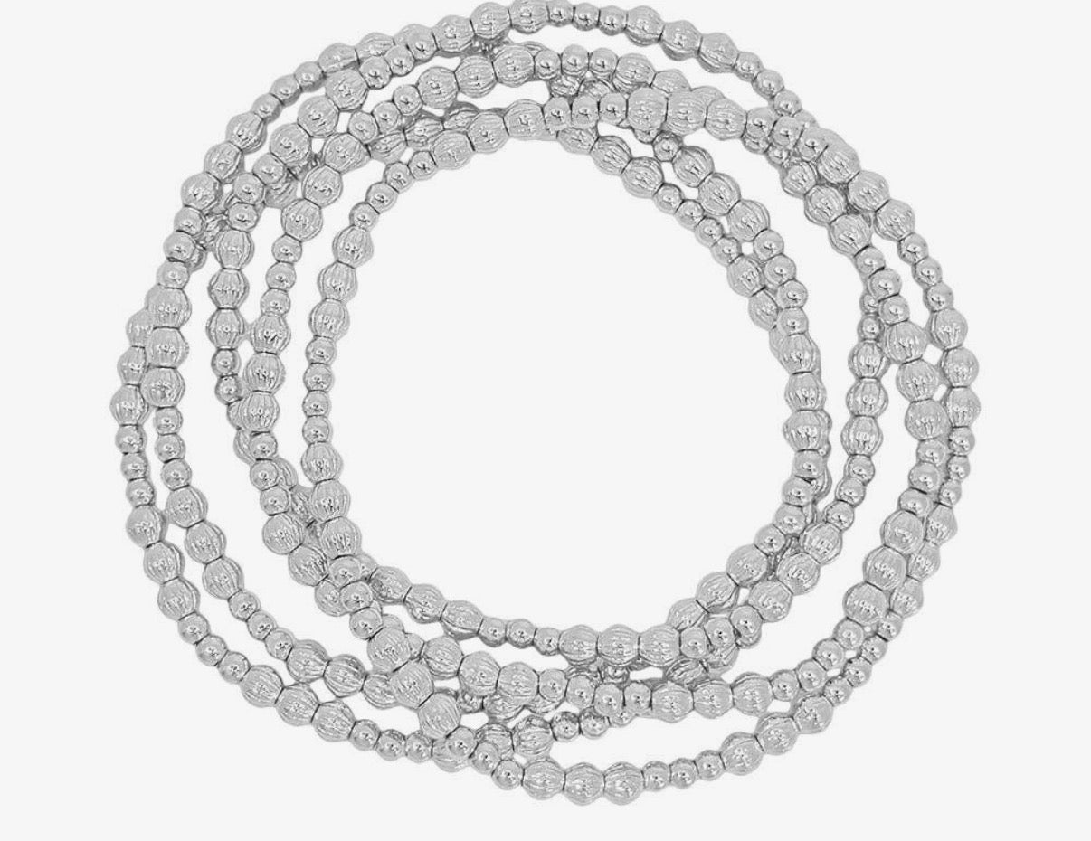 Silver Bracelet Set