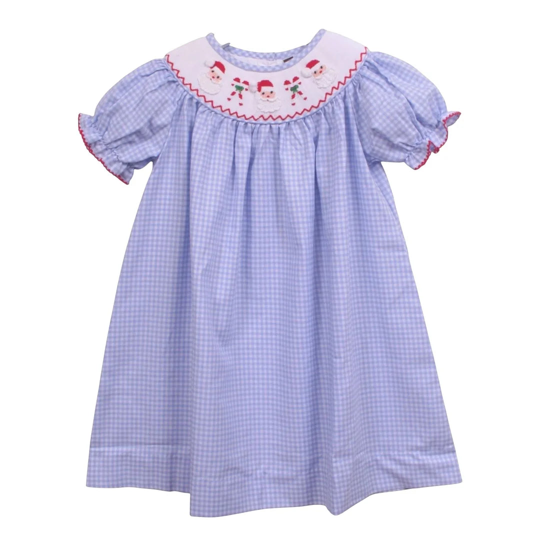 Ho Ho Ho Smocked Bishop Dress