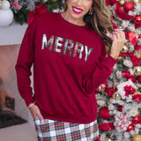 Merry Plaid Pullover