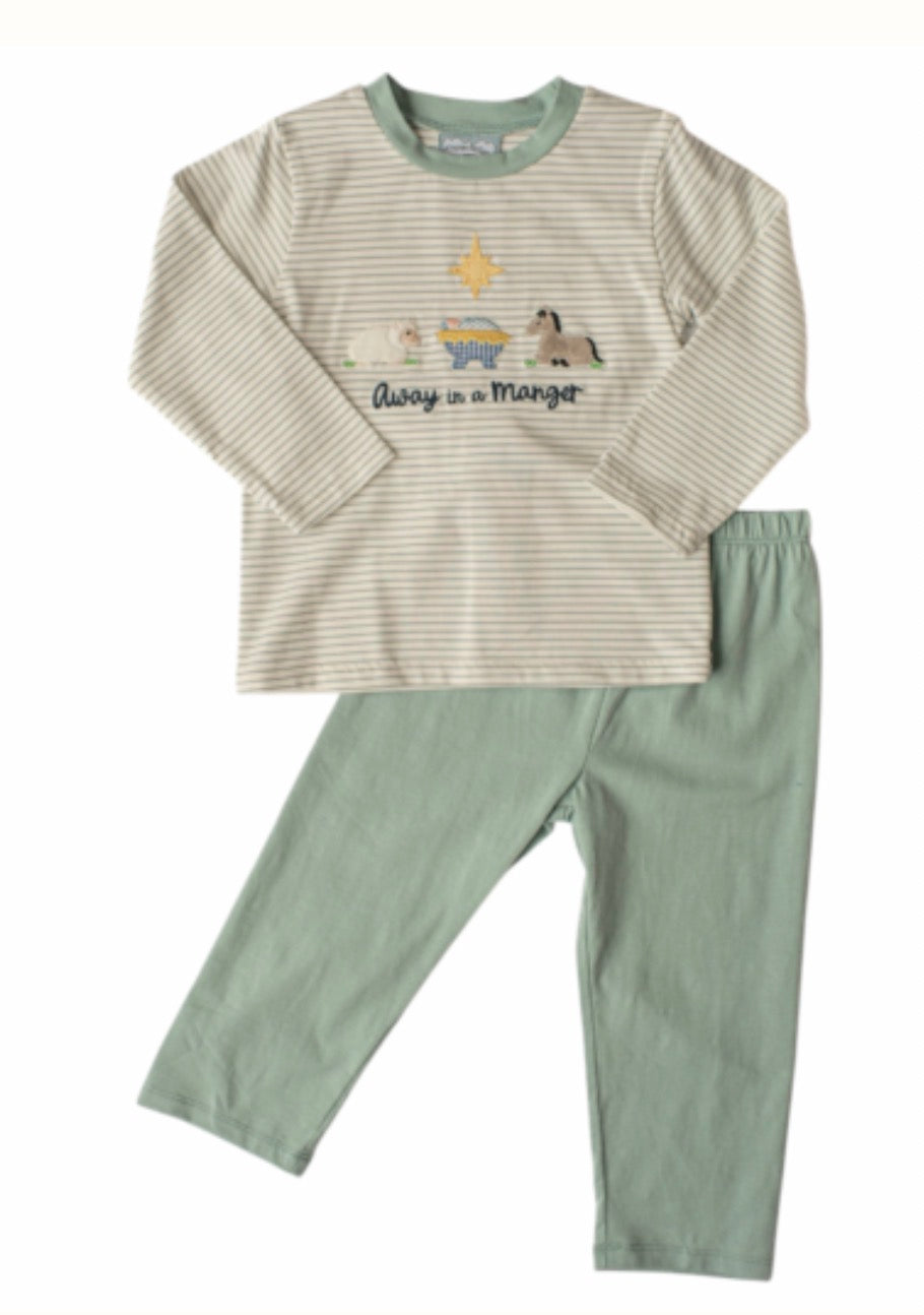 Away In A Manger Boys Pant Set