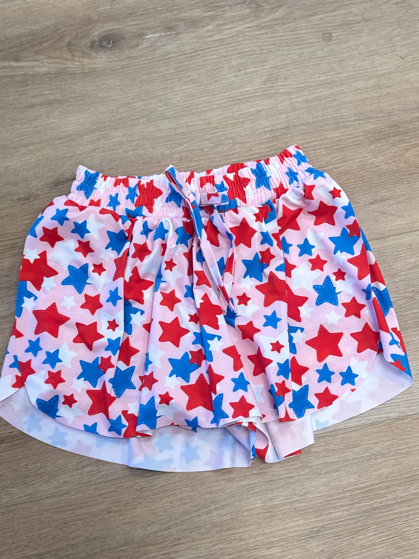Patriotic Stars Butterfly Shorts