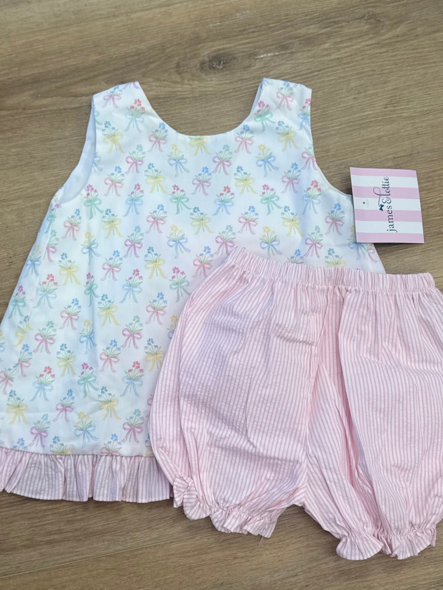 Bouquets and Bows Mae Swing Bloomer Short Set