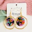 Colorful Round Earrings