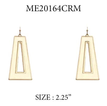 Gold and Natural Earrings