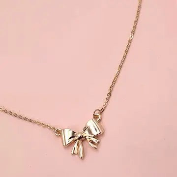 Chunky Bow Necklace
